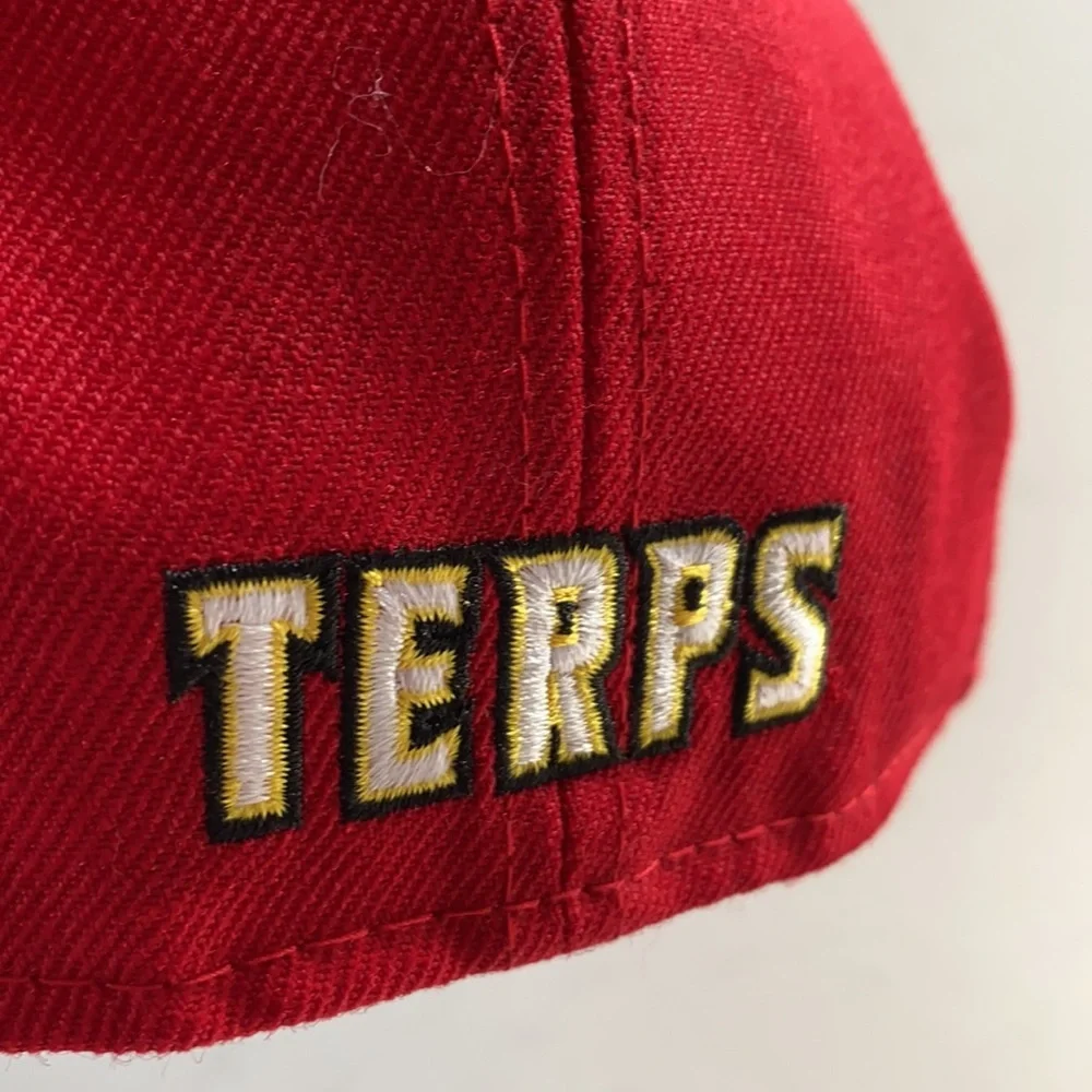 Maryland Terps New Era Red & Black Outline Snapback kids